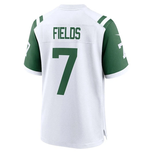 NY.Jets #7 Justin Fields Player White Game Football Jerseys