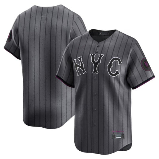 NY.Mets Blank Player City Connect Limited Stitched Bsaeball Jerseys