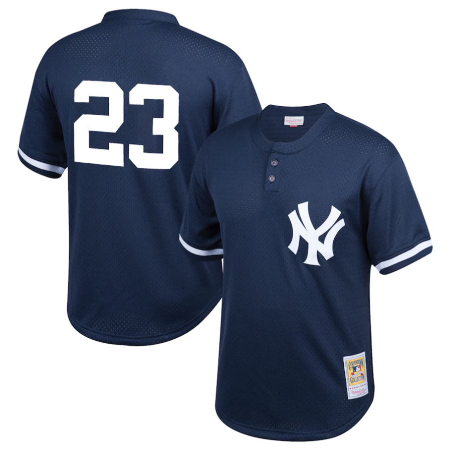NY.Yankees #23 Don Mattingly Player Navy Cooperstown Collection Baseball Jerseys