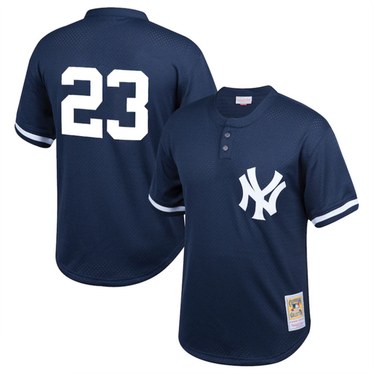NY.Yankees #23 Don Mattingly Player Navy Cooperstown Collection Baseball Jerseys