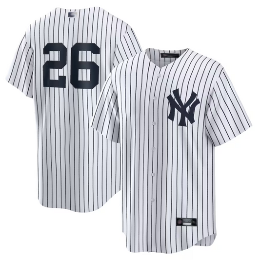 NY.Yankees #26 DJ LeMahieu Player White Home Elite Limited Baseball Jerseys