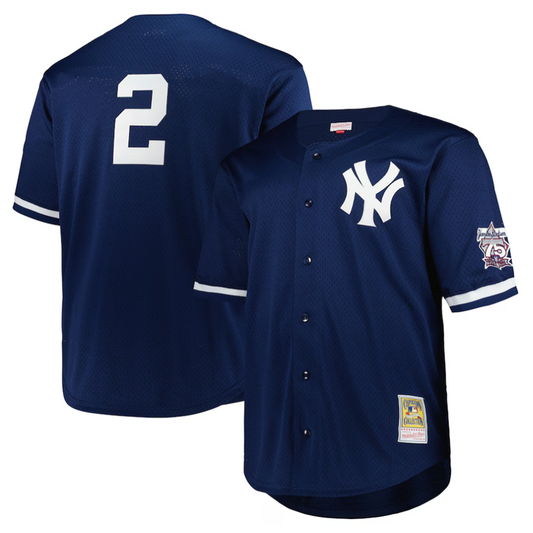 NY.Yankees #2 Derek Jeter Black Limited Player Baseball Jerseys