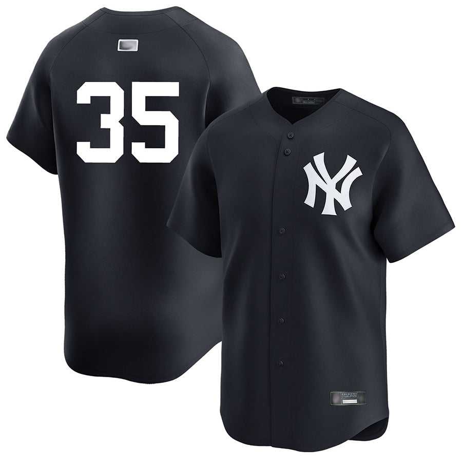NY.Yankees #35 Cody Bellinger Player Black Home Replica Baseball Jerseys