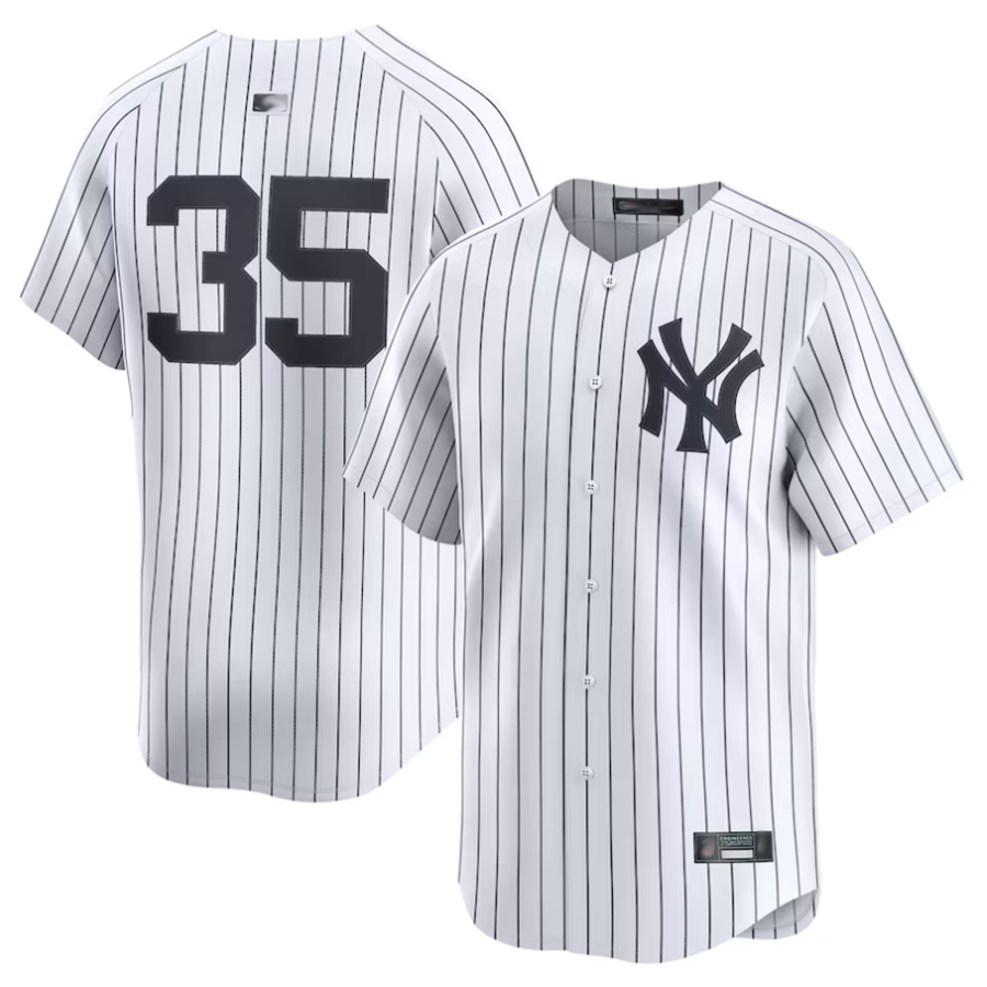 NY.Yankees #35 Cody Bellinger Player White Home Limited Baseball Jerseys