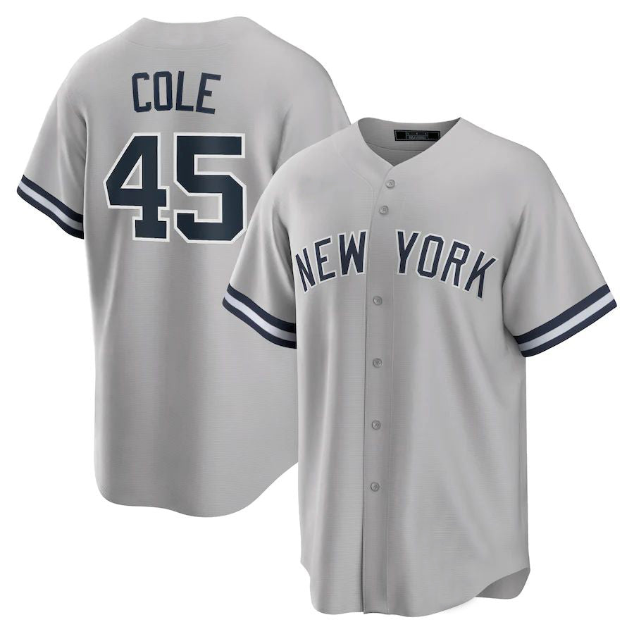 NY.Yankees #45 Gerrit Cole Player Black Home Limited Baseball Jerseys