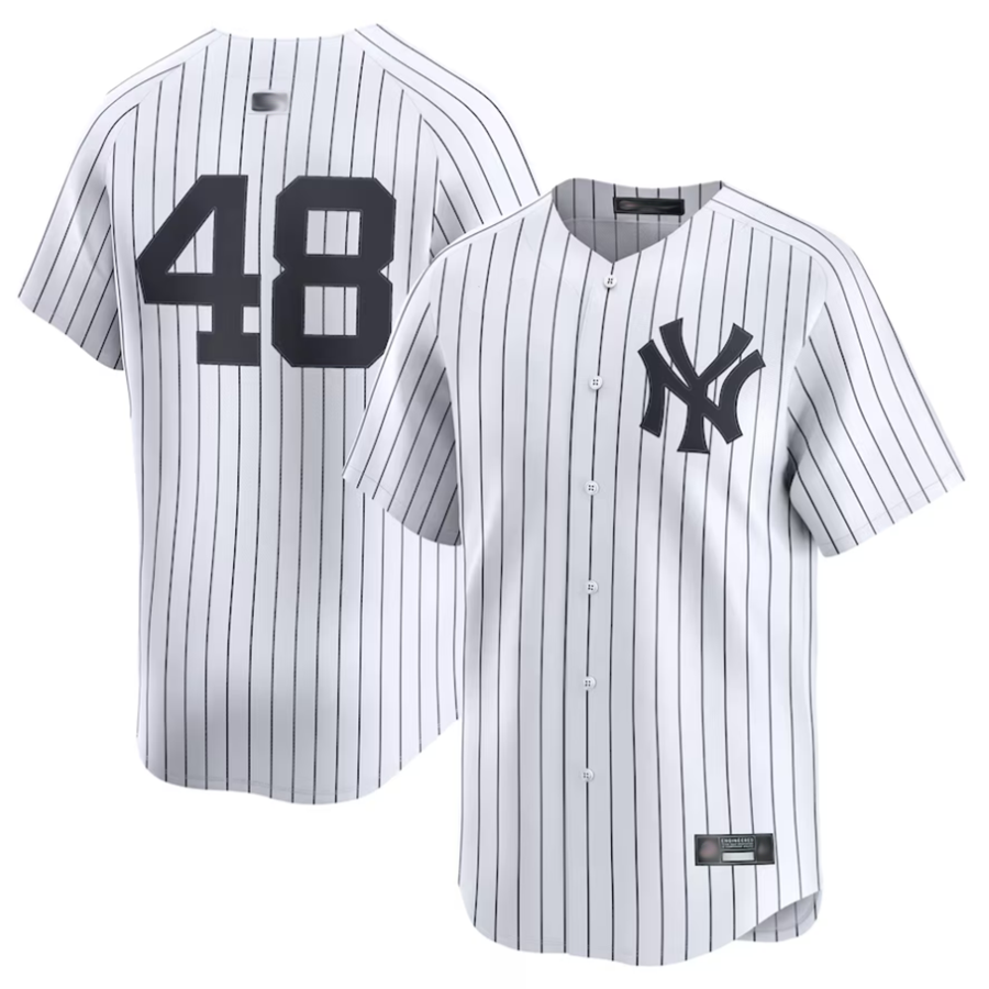 NY.Yankees #48 Paul Goldschmidt Player White Home Limited Baseball Jerseys