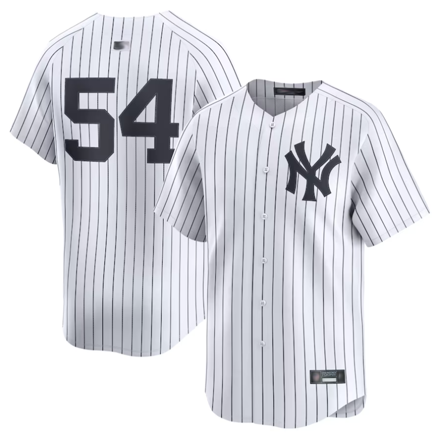 NY.Yankees #54 Max Fried Player White Home Limited Baseball Jerseys