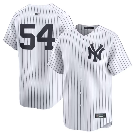 NY.Yankees #54 Max Fried Player White Home Limited Baseball Jerseys