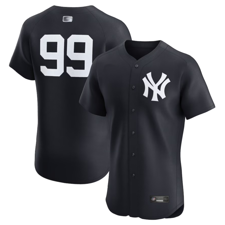 NY.Yankees #99 Aaron Judge Player Black Elite Baseball Jerseys