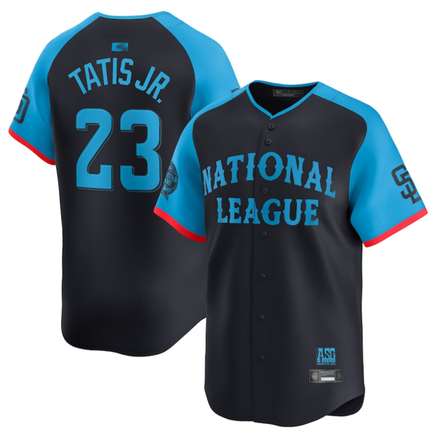 National League #23 Fernando Tatis Jr. Player Navy All-Star Game Limited Baseball Jerseys