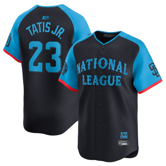 National League #23 Fernando Tatis Jr. Player Navy All-Star Game Limited Baseball Jerseys