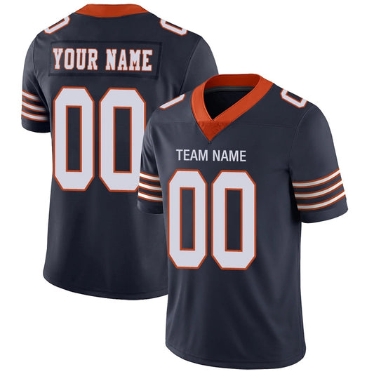 Custom C.Bears Navy Personalized Design Football Jerseys