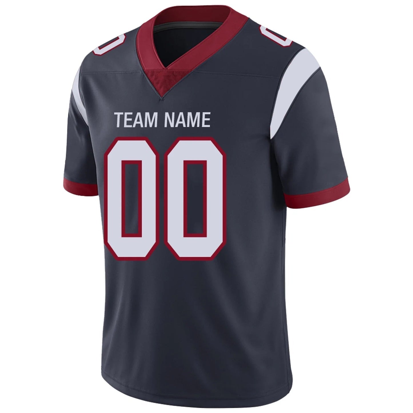 Custom H.Texans Navy Personalized Design Football Jerseys