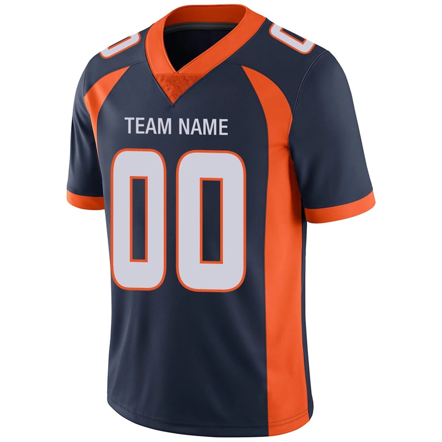 Custom D.Broncos Navy Personalized Design Football Jerseys