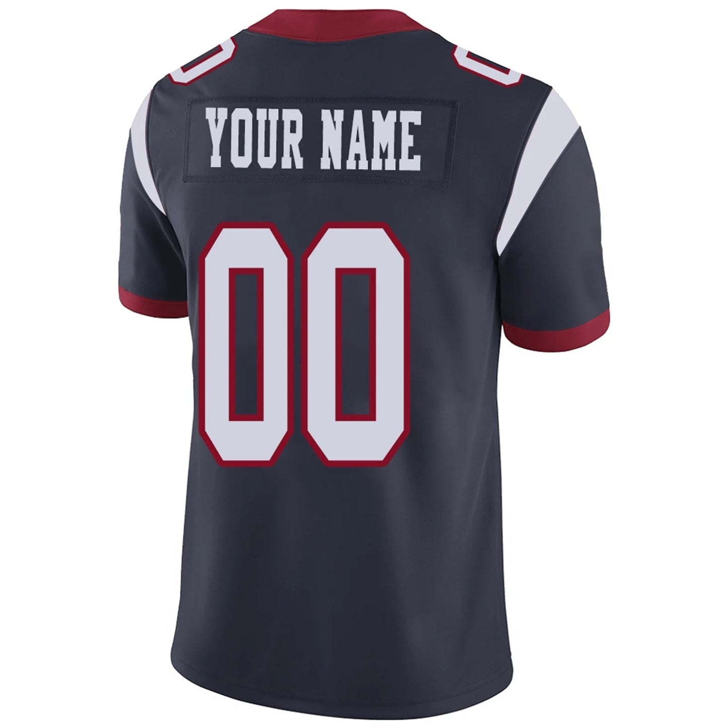 Custom H.Texans Navy Personalized Design Football Jerseys