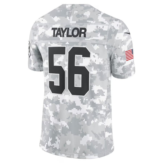 NY.Giants #56 Lawrence Taylor Player Arctic Camo Salute to Service Limited Stitched American Football Jerseys