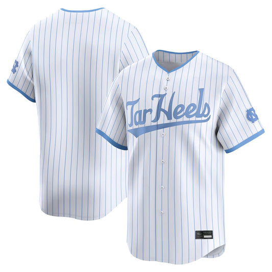 North Carolina Tar Heels Blank Player White College Jerseys - Limited Baseball Jerseys