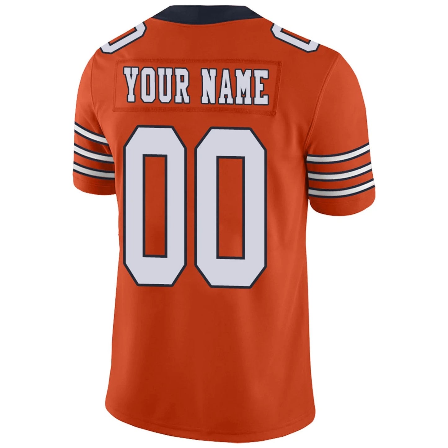 Custom C.Bears Orange Personalized Design Football Jerseys