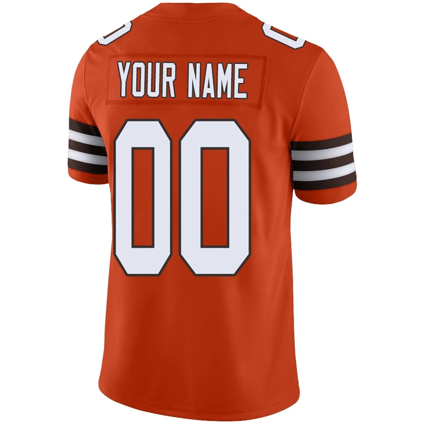 Custom C.Browns Orange Personalized Design Football Jerseys