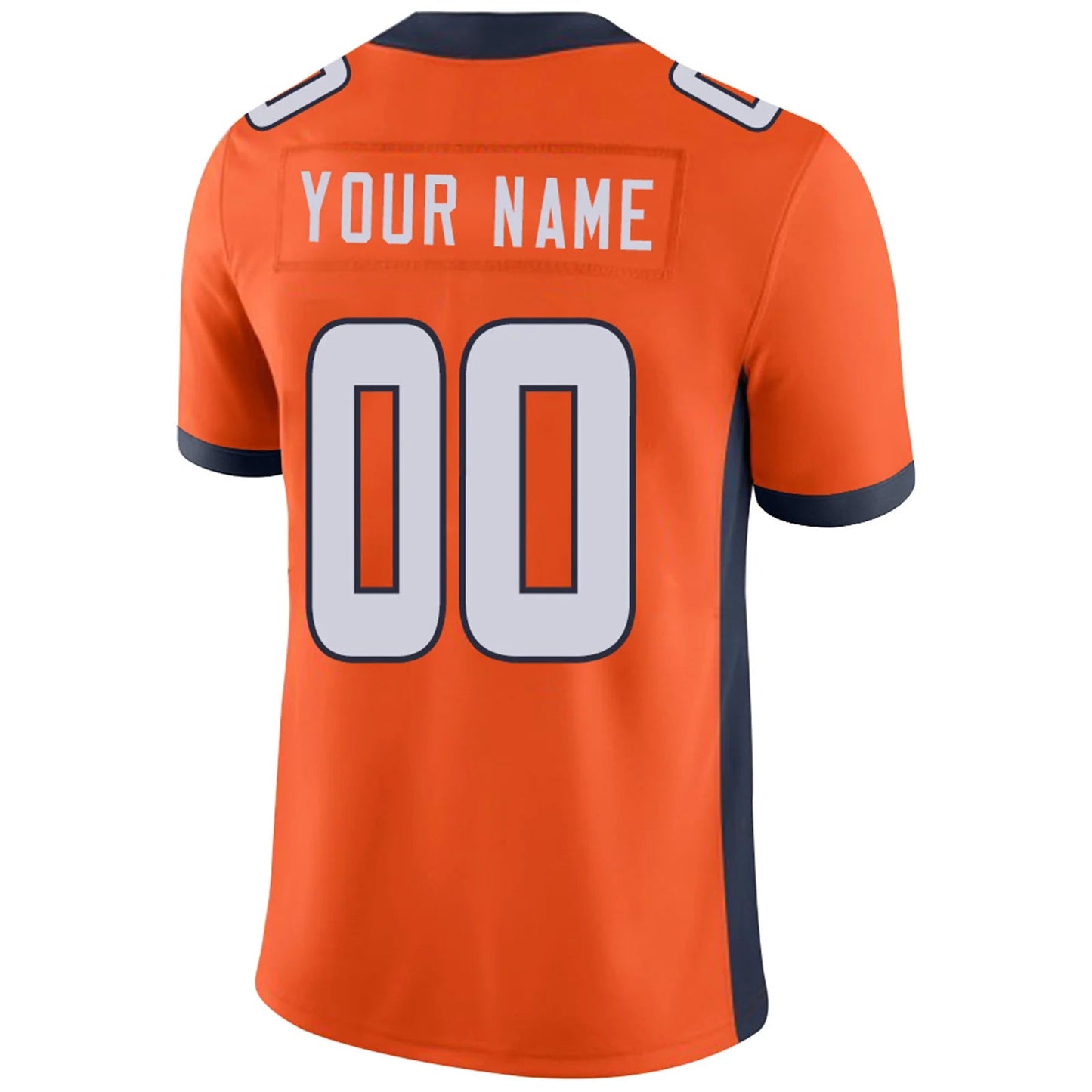 Custom D.Broncos Orange Personalized Design Football Jerseys
