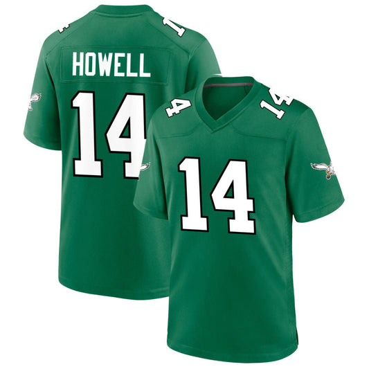 P.Eagles #14 Sam Howell Player Kelly Green Game Football Jerseys