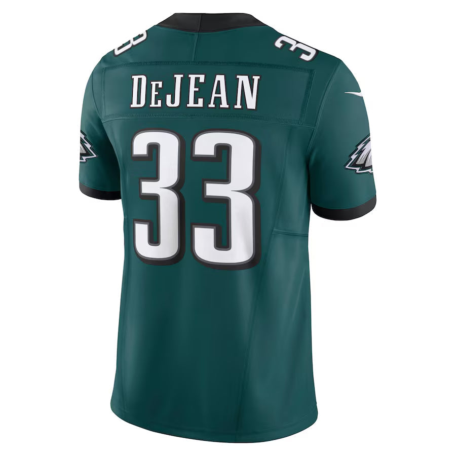 P.Eagles #33 Cooper DeJean Player Midnight Green Vapor F.U.S.E. Limited Football Jerseys