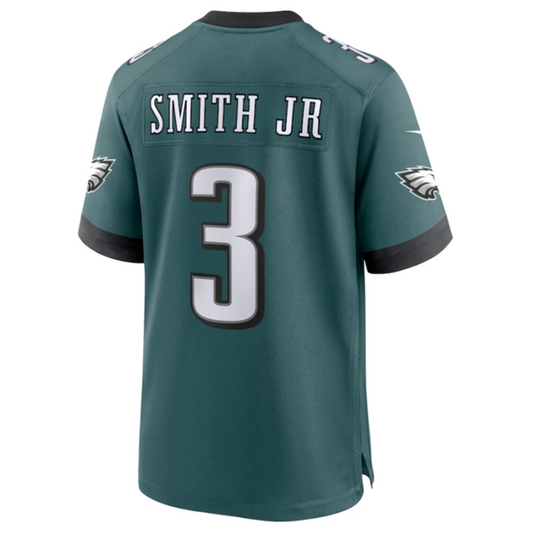 P.Eagles #3 Nolan Smith Player Midnight Green Team Game Jersey -American Stitched Football Jerseys