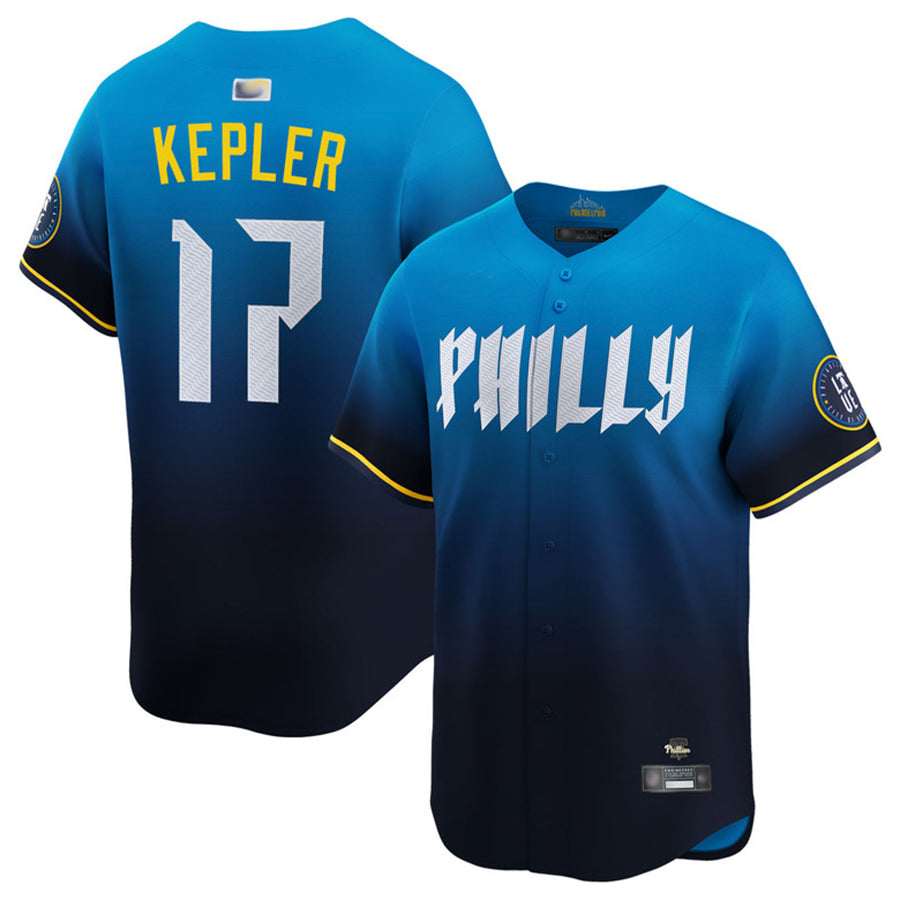 P.Phillies #17 Max Kepler Player City Connect Limited Baseball Jerseys