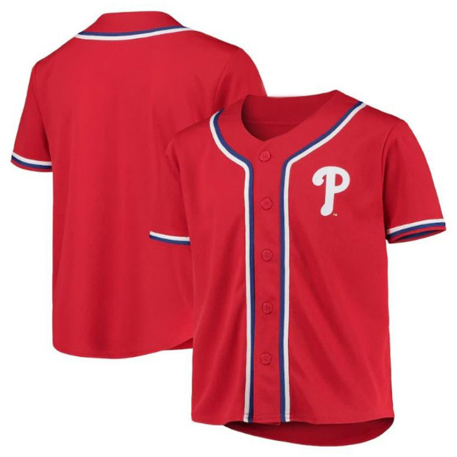 P.Phillies Blank Player Red Limited Team Baseball Jerseys