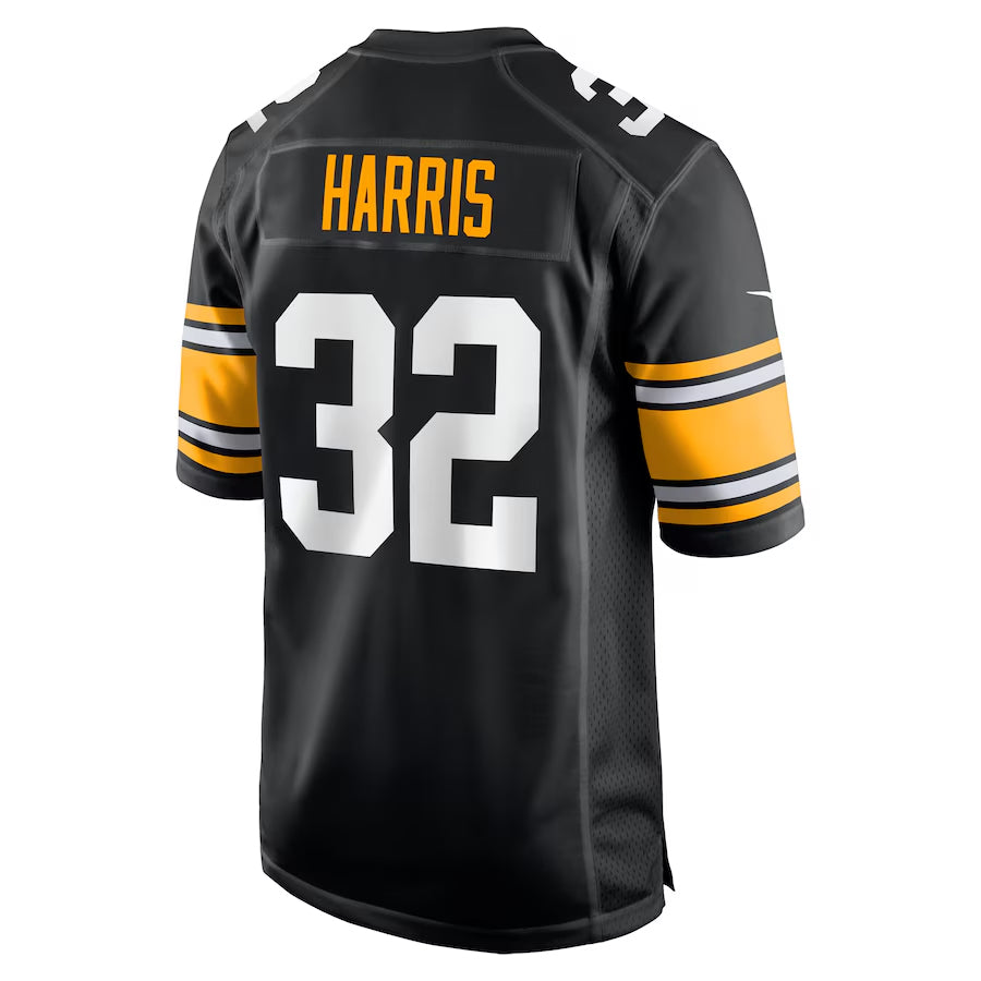 P.Steelers #32 Franco Harris Player Black Alternate Game Football Jerseys