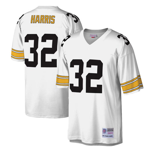 P.Steelers #32 Franco Harris Player Mitchell & Ness White Legacy Replica Football Jerseys
