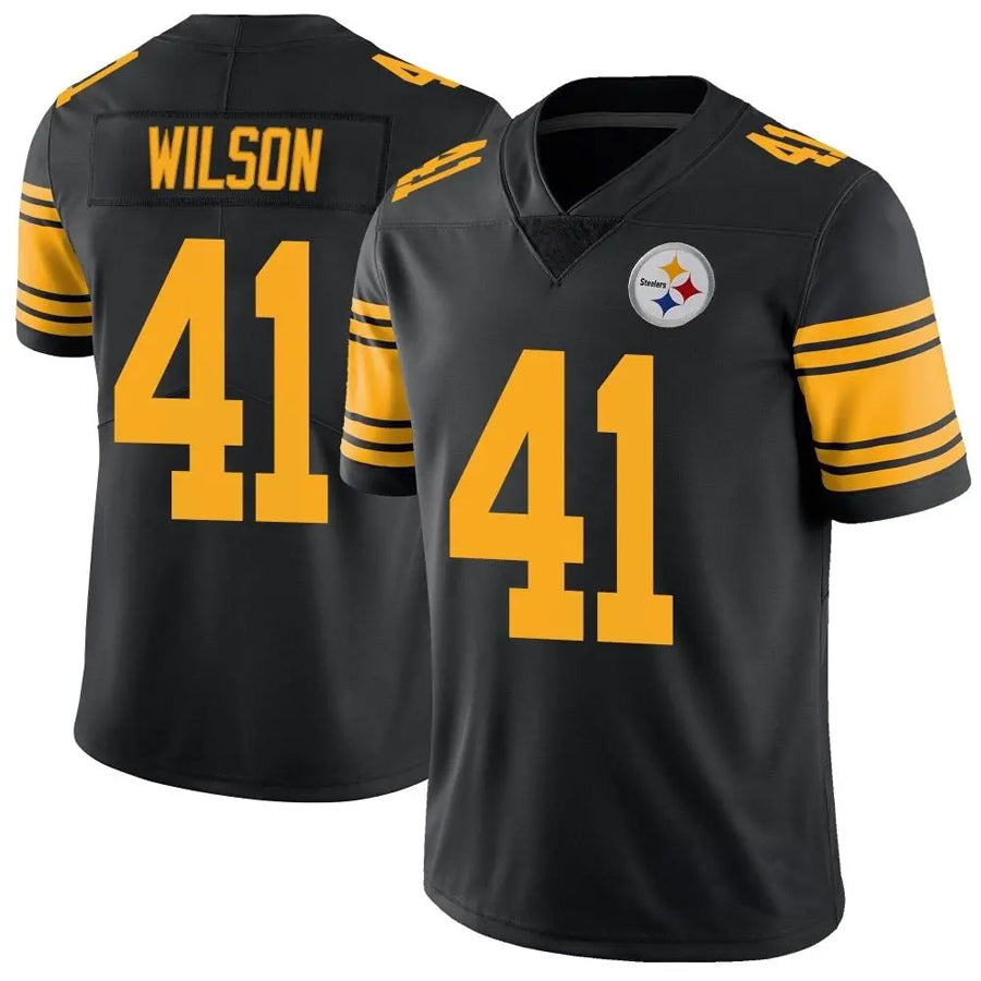 P.Steelers #41 Payton Wilson Player Black Alternate Vapor F.U.S.E. Limited Football Jerseys