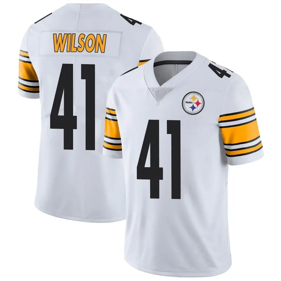 P.Steelers #41 Payton Wilson Player White Vapor F.U.S.E. Limited Football Jerseys
