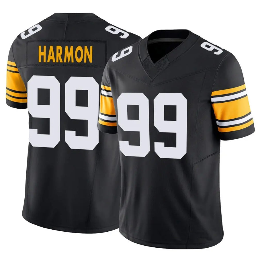 P.Steelers #99 Derrick Harmon Player Black Vapor F.U.S.E. Limited Football Jerseys