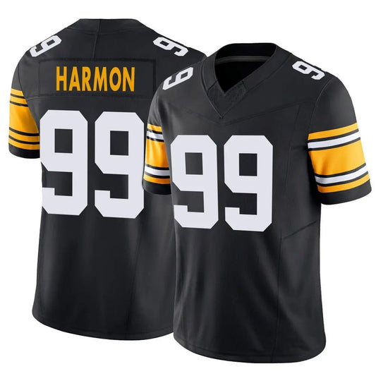 P.Steelers #99 Derrick Harmon Player Black Vapor F.U.S.E. Limited Football Jerseys