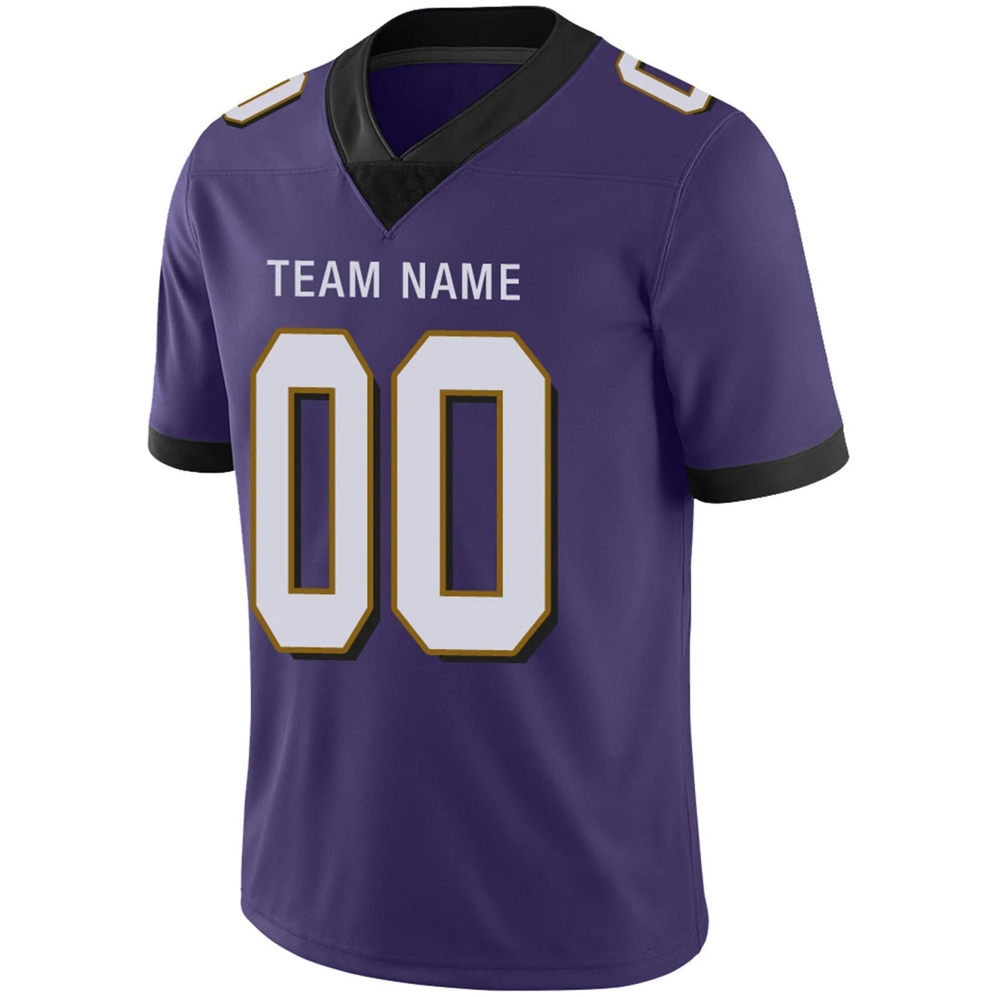 Custom B.Ravens Purple Personalized Design Football Jerseys
