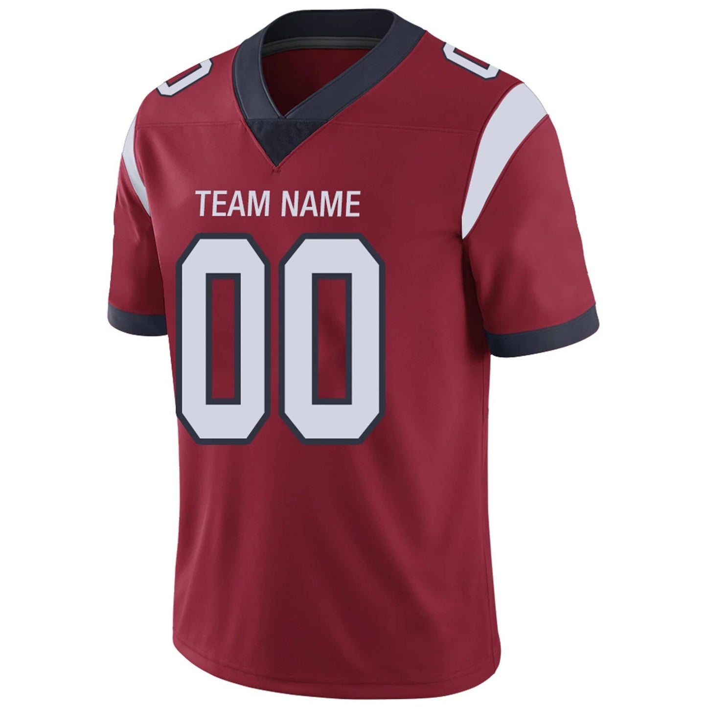 Custom H.Texans Red Personalized Design Football Jerseys