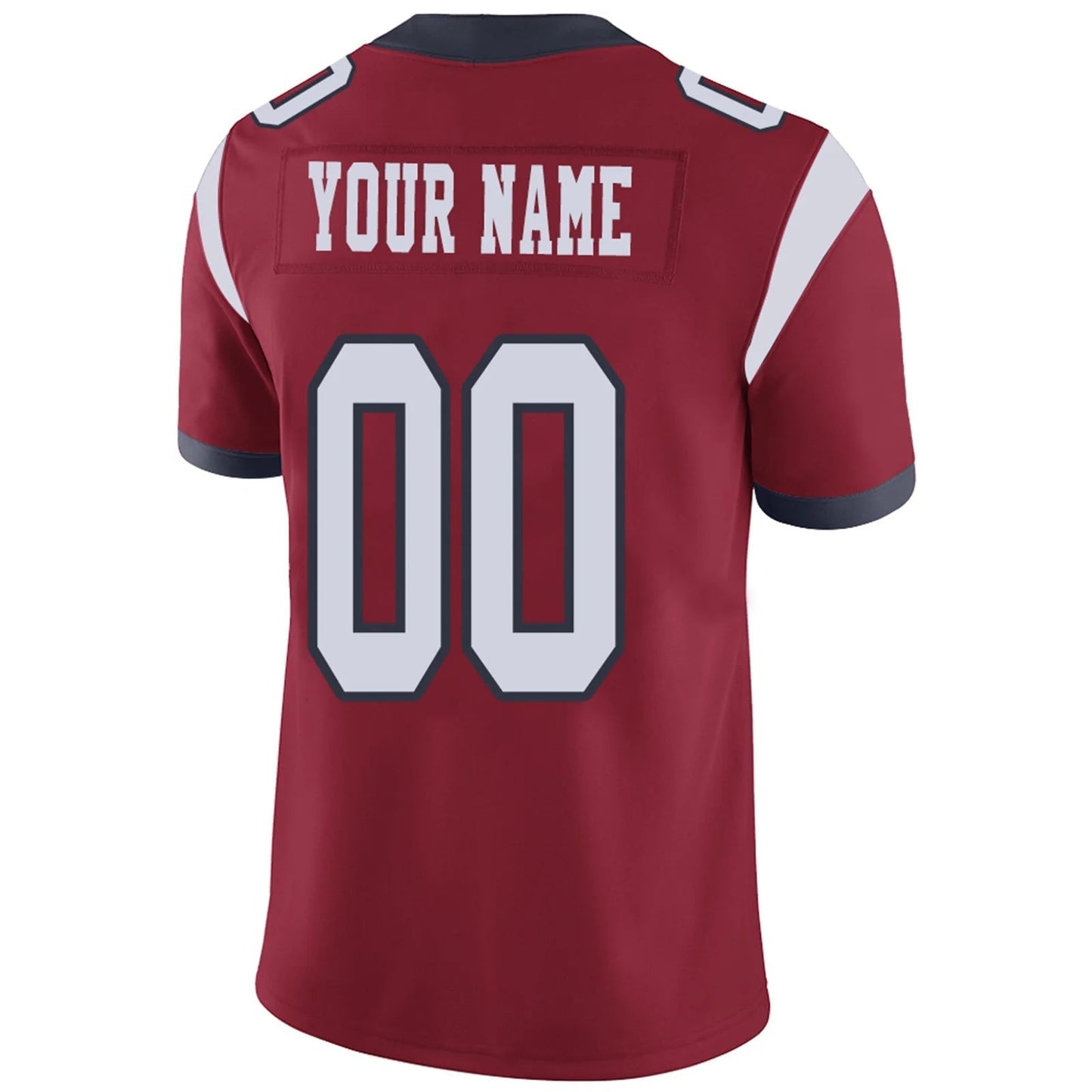 Custom H.Texans Red Personalized Design Football Jerseys