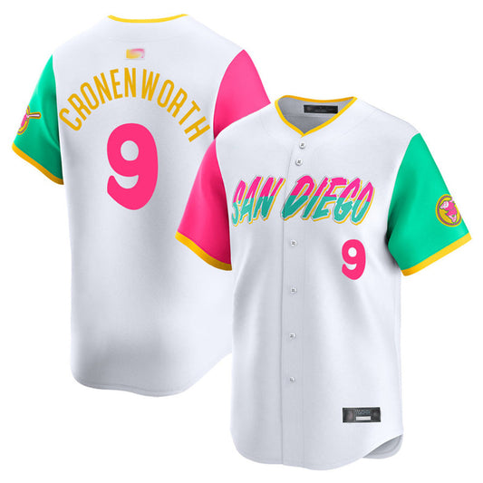 S.Diego Padres #9 Jake Cronenworth Player City Connect Limited Baseball Jerseys