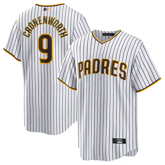 S.Diego Padres #9 Jake Cronenworth Player White Home Replica Baseball Jerseys