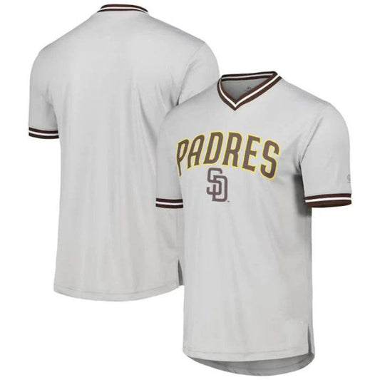 S.Diego Padres Blank Player Fashion Button-Up Black Baseball Jerseys