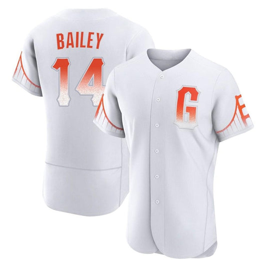 S.Francisco Giants #14 Patrick Bailey Player White Home Limited Elite Baseball Jerseys