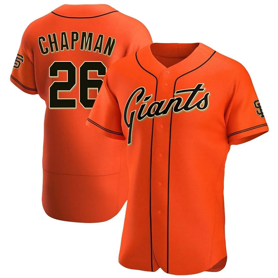 S.Francisco Giants #26 Matt Chapman Player Orange Limited Elite Baseball Jerseys