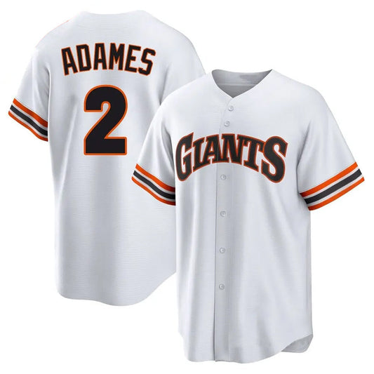 S.Francisco Giants #2 Willy Adames Player City Connect Home Baseball Jersey