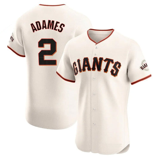 S.Francisco Giants #2 Willy Adames Player Cream Limited Elite Baseball Jerseys