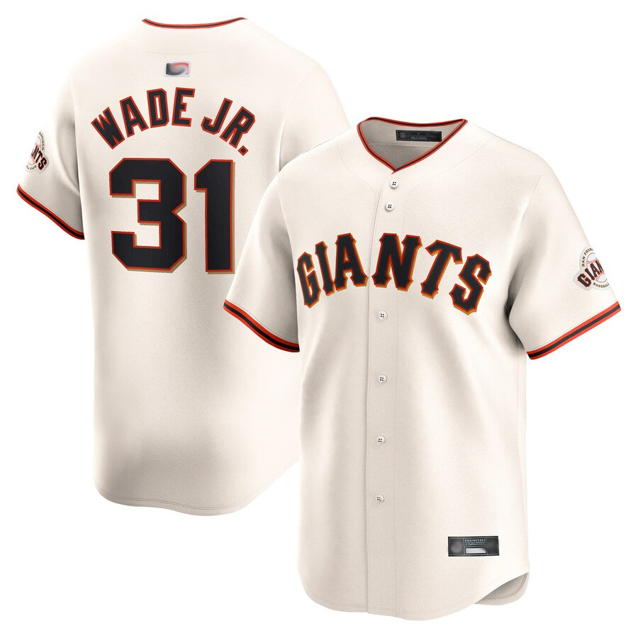 S.Francisco Giants #31 LaMonte Wade Jr. Player Cream Home Limited Baseball Jerseys