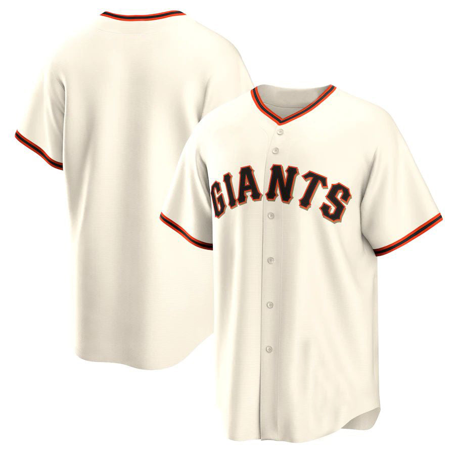 S.Francisco Giants Blank Player Cream Home Replica Baseball Jerseys