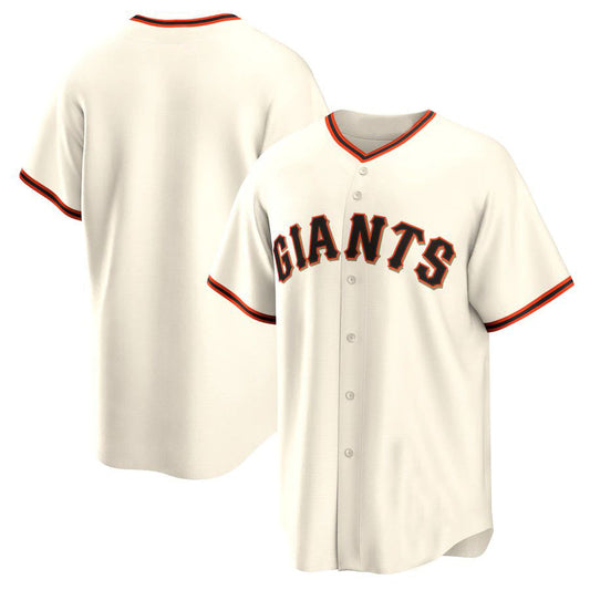 S.Francisco Giants Blank Player Cream Home Replica Baseball Jerseys