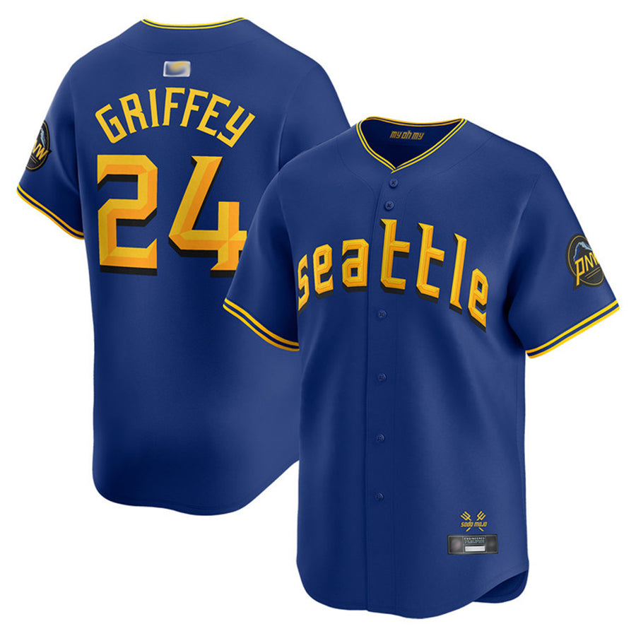 S.Mariners #24 Ken Griffey Jr. Player City Connect Limited Baseball Jerseys