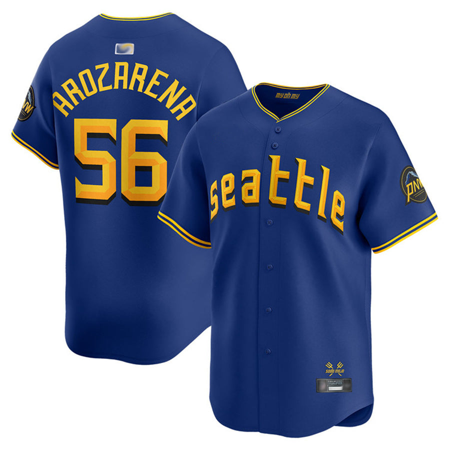 S.Mariners #56 Randy Arozarena Player City Connect Limited Baseball Jerseys